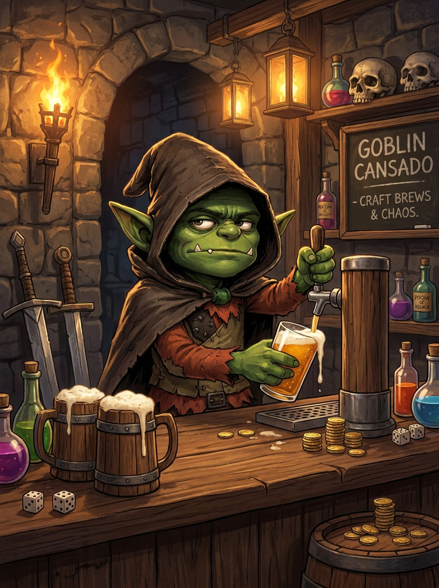 Goblin Cansado - O personagem